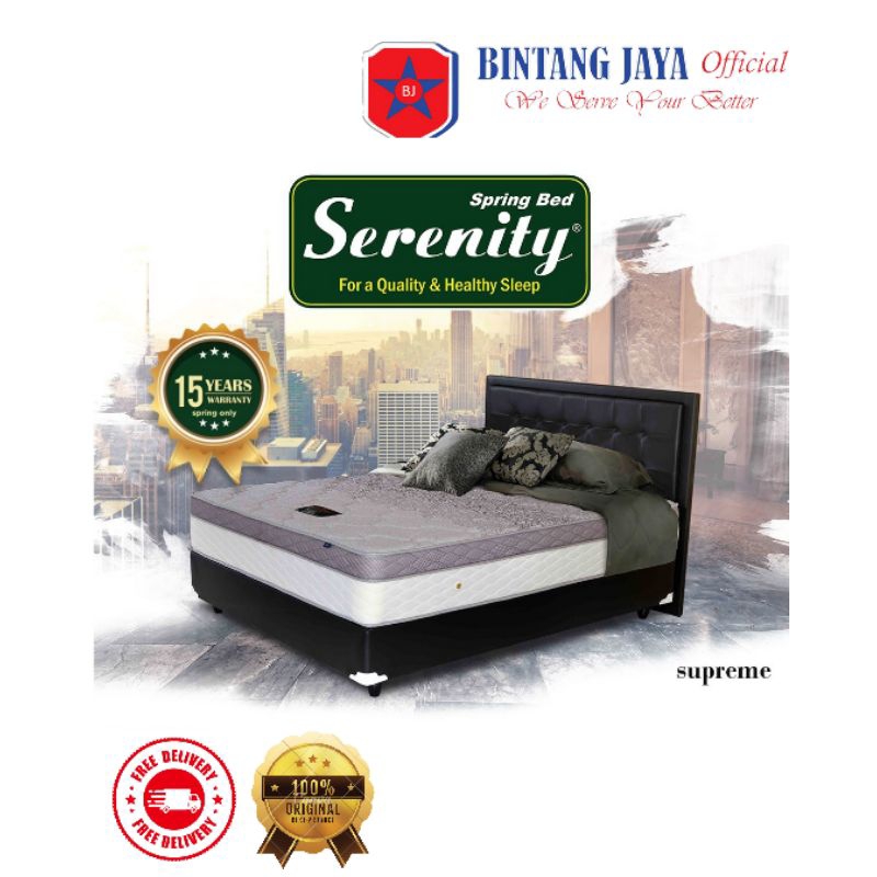 Serenity Springbed Kasur Supreme by Elite Springbed