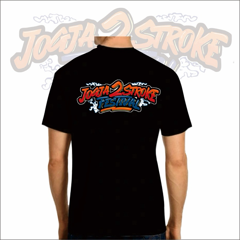 Tshirt Kaos Jogja 2stroke Festival Two stroke Jogja