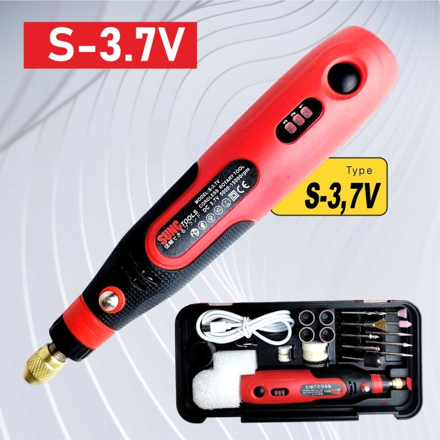 Bor Mini Drill Grinder Mini Grinda Bor Baterai Penghalus Alat Ukir Listrik