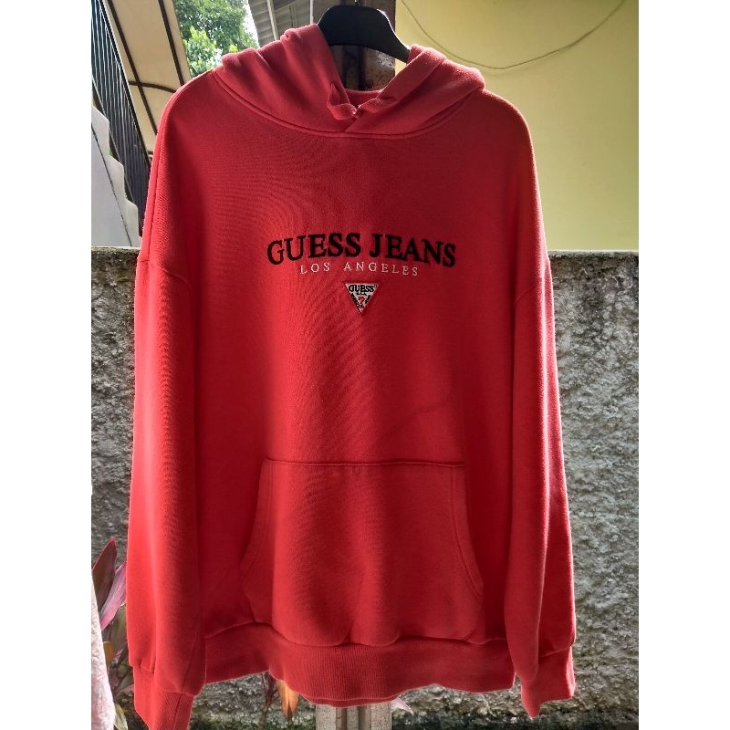 HOODIE GUESS JEANS BORDIR SECOND