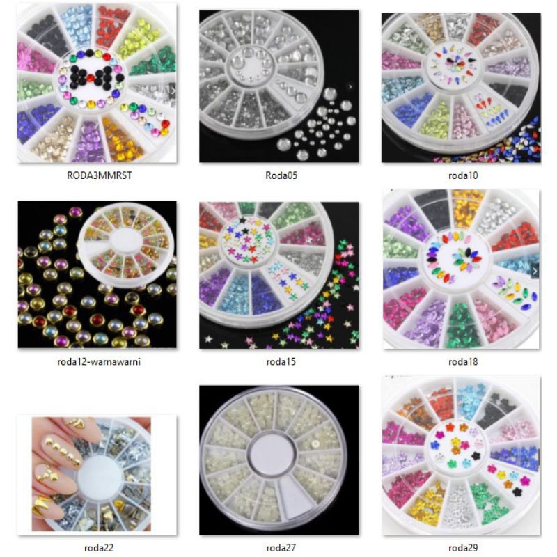 Diamond Gigi Roda Manik / Permata Gigi