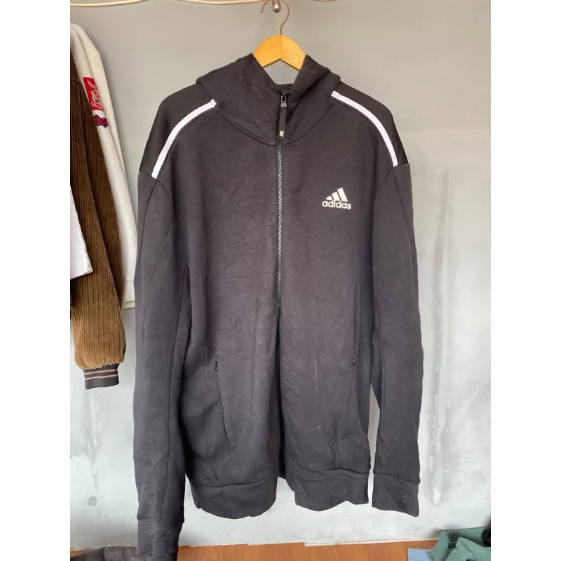 TRACKTOP ADIDAS TECH HITAM