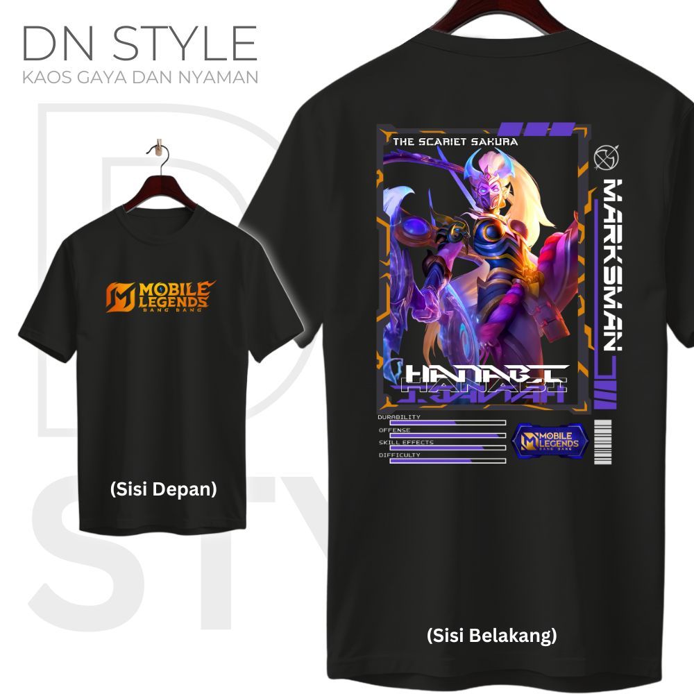 MLBB-001 -  Kaos Mobile Legend Bang Bang - Hanabi Series - Skin Rakshesa