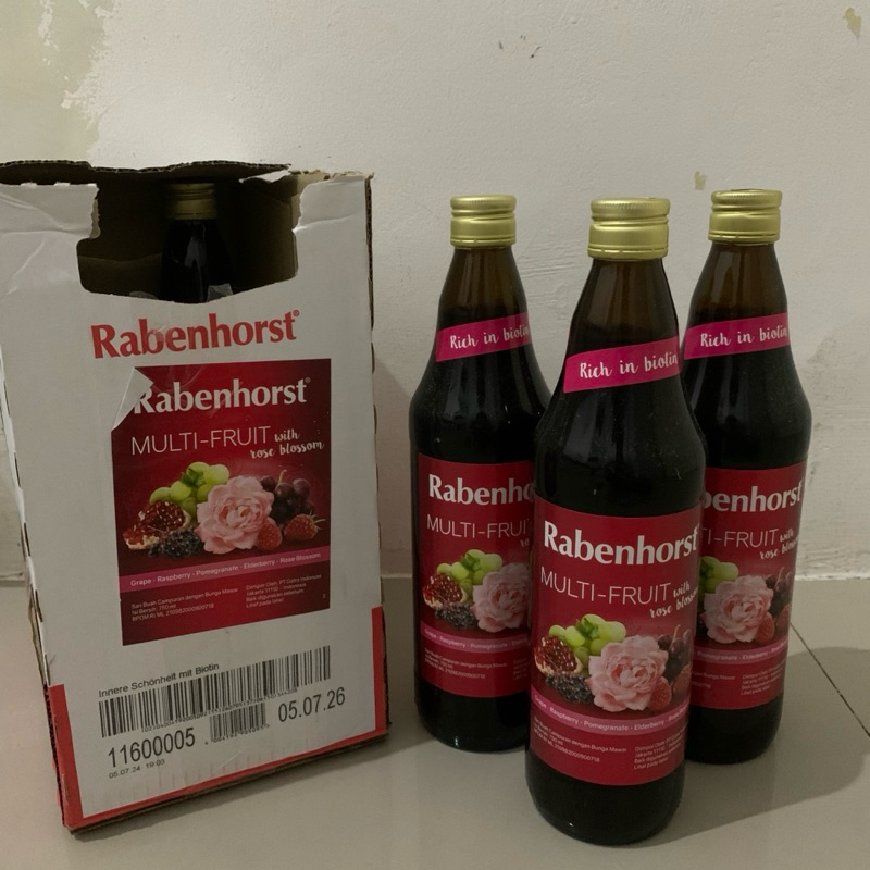 

Rabenhorst Multi fruit with Rose Blossom (Inner beauty with biotin) Juice 750ml