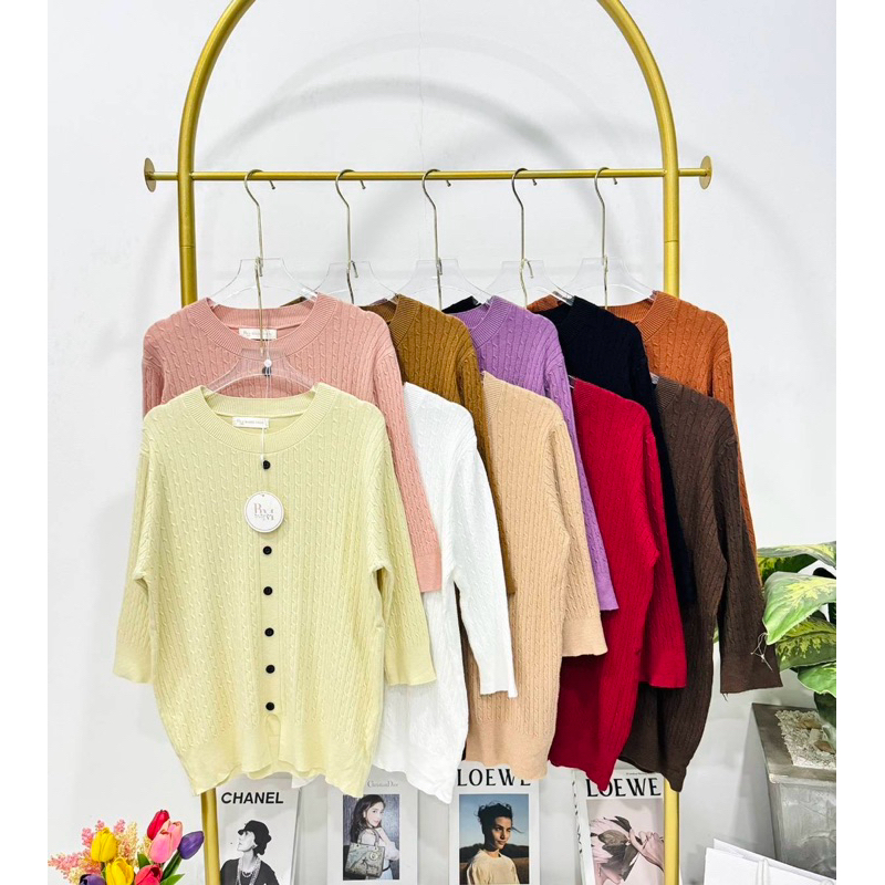 Blouse Bangkok Rajut Import Terbaru 🇹🇭