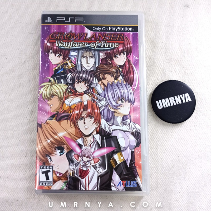 PSP UMD Kaset Growlanser Wayfarer of Time CD Disk Game PS Games Playstation