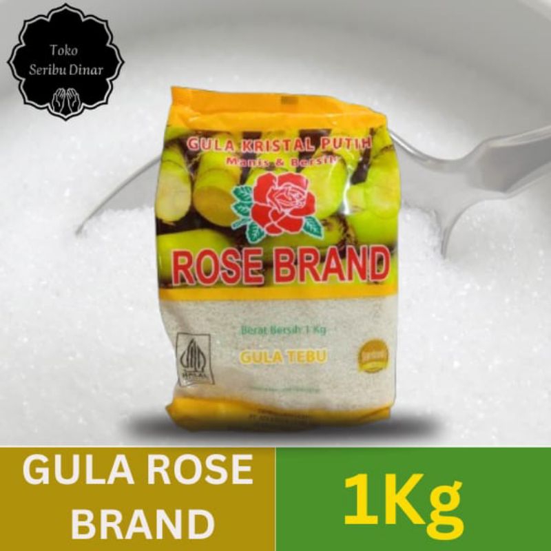 

Gula Rose Brand Kuning 1 Kg / Gula Pasir / Gula Kemasan