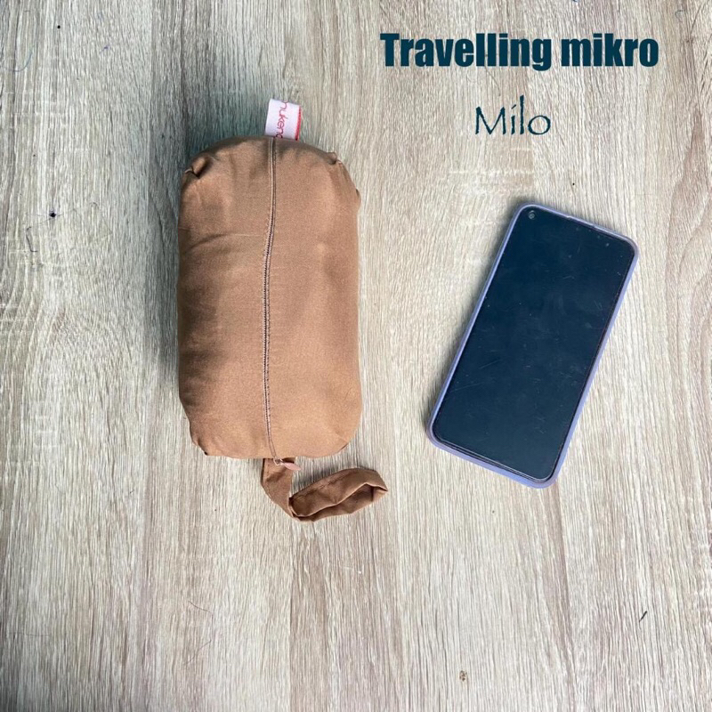 Mukena traveling mini pouch gratis sejadah travel
