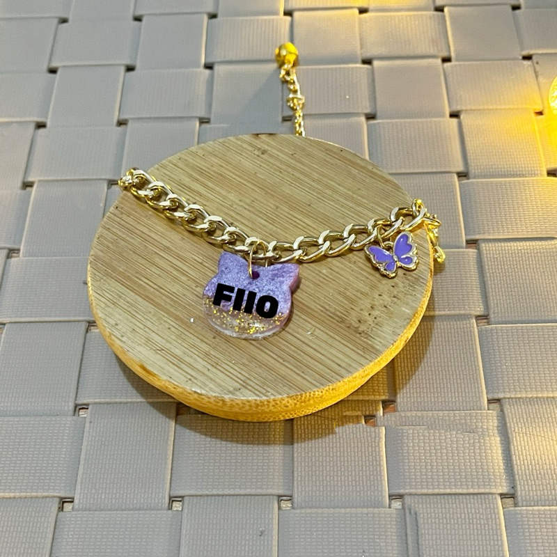 Kalung Kucing Anjing Custom Nama | Liontin Kucing Anjing Custom Nama | pet collar | Kalung rantai ku