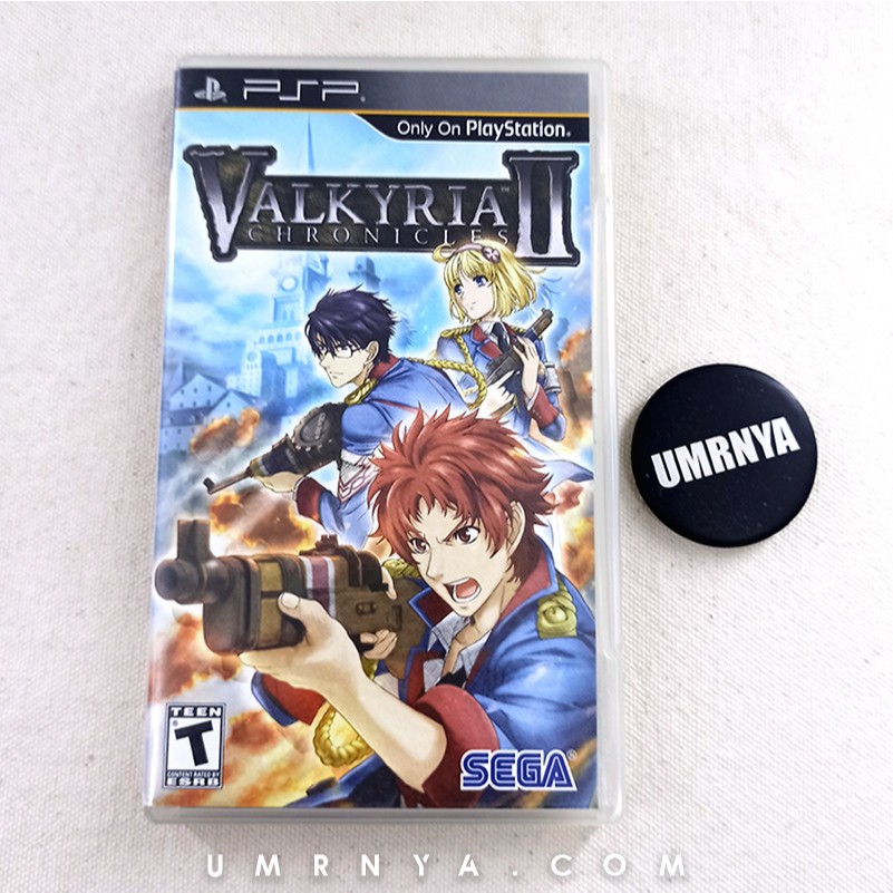 PSP UMD Kaset Valkyria Chronicles 2 CD Disk Game PS Games Playstation Portal