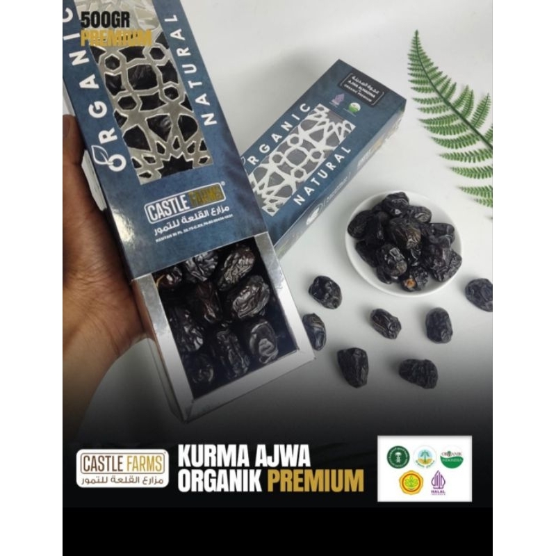 

Kurma Ajwa Organic Castle Farm 500gr