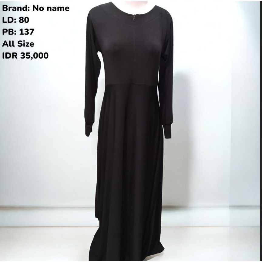 [Preloved] Gamis Hitam