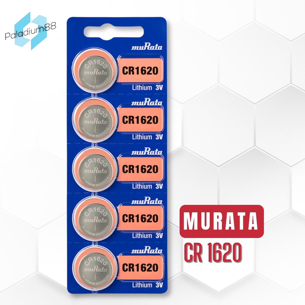 Murata CR1620 CR 1620 Baterai Batre Lithium 3V