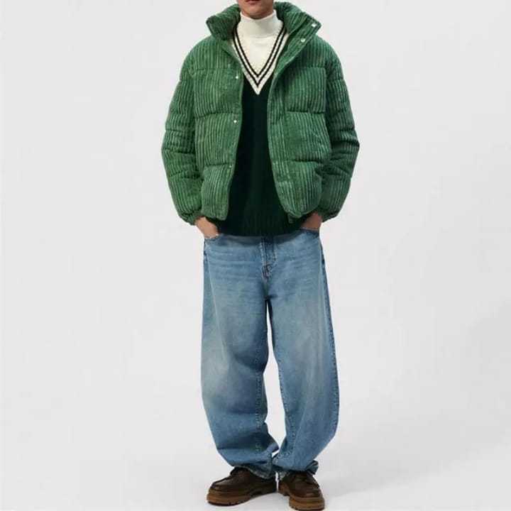 Jaket Winter Corduroy/Jaket Gelembung Corduroy Pria