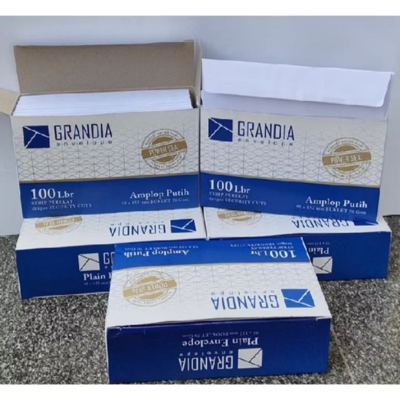 

Amplop Putih GRANDIA isi 100 lembar