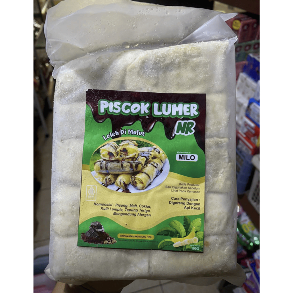 

Frozen Piscok Milo Lumer Premium Pisang Coklat Siap Goreng Kulit Crispy Isi Lumer Camilan Kekinian Favorit Keluarga