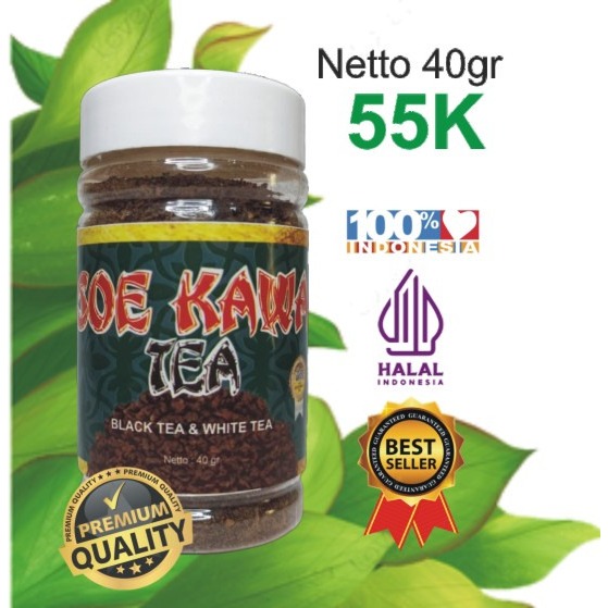 

TEH HITAM SOE KAWA TEA 40GR - TEH HITAM | TEH PUTIH | HERBALTEA | LIONG TEA | LONGTEA | TEH SULTAN