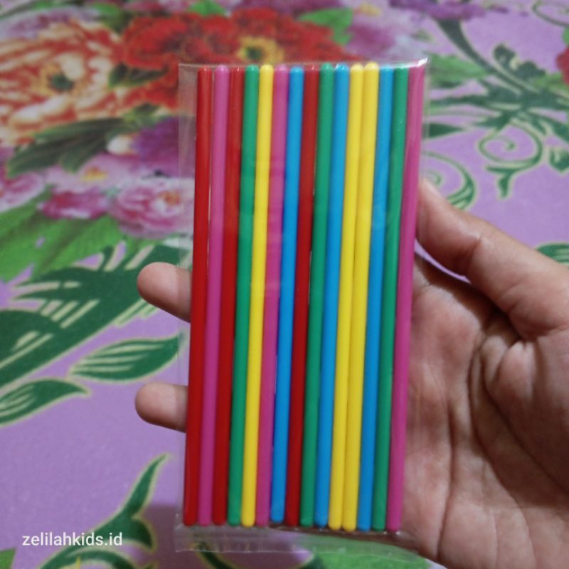 Mainan Stik berhitung anak / stik warna