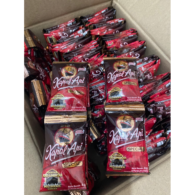 

Kapal Api mini 6gram 1 Renteng/Renceng isi 10 sachet