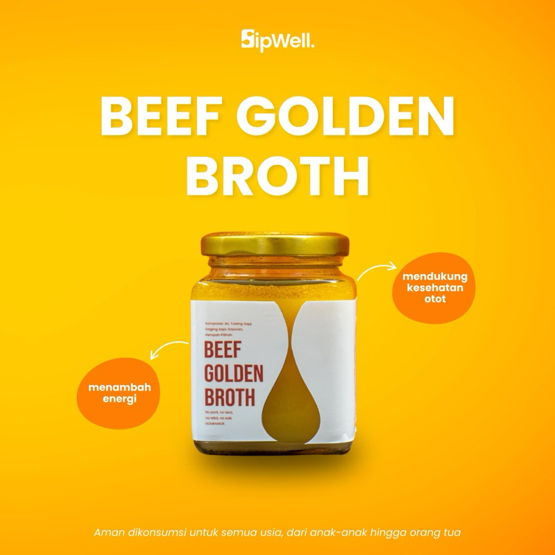 

BEEF GOLDEN BROTH / bone broth / kaldu sapi kental