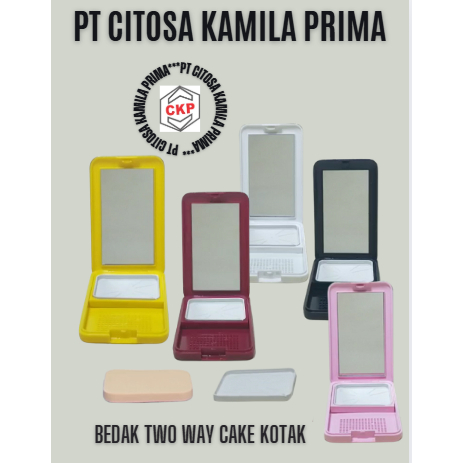 Pot Bedak Padat TWC Kotak / Bedak / Wadah / Set Bedak / Bedak Two Way Cake Kotak / Bedak Refill