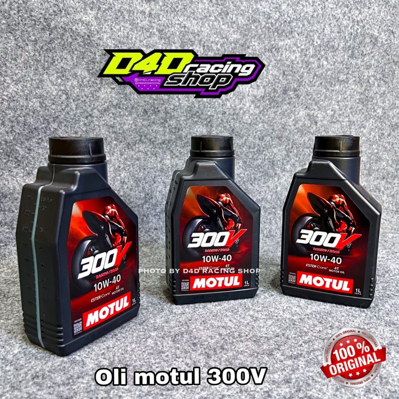 OLI MESIN MOTUL 300V SAE 10/40. ORIGINAL MOTUL