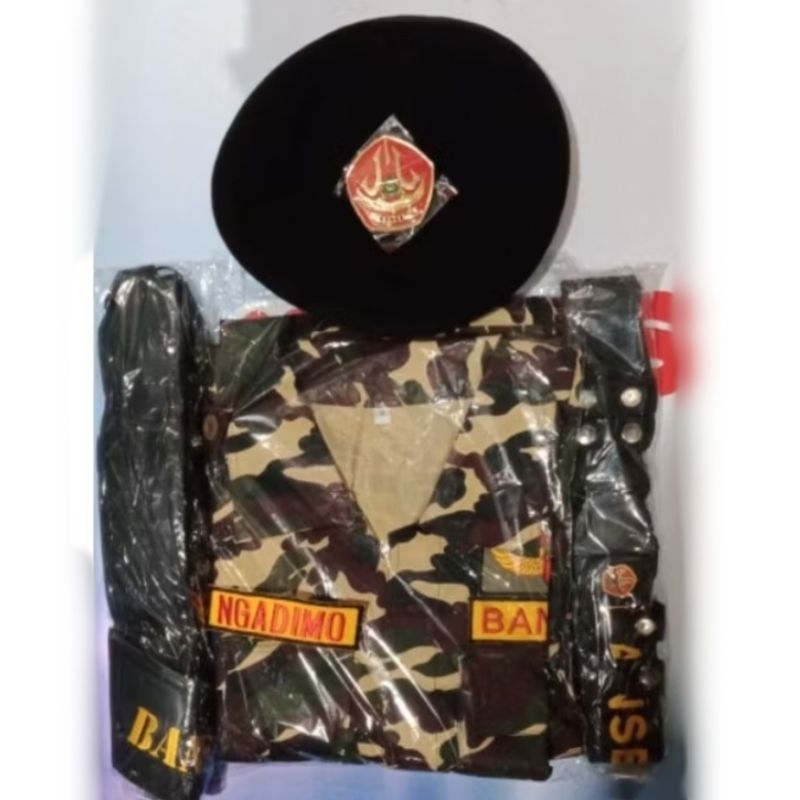 SERAGAM PDL BANSER BAHAN KATUN/TWILL komplit+nama