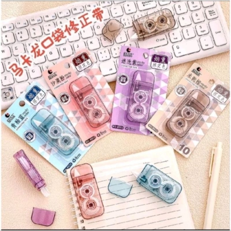 

Correction Tape Smoky Color 3 Meter Penghapus Pena