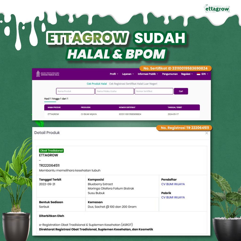 

Ettagrow Susu Kesehatan Kaya Manfaat Untuk Pertumbuhan Dan Perkembangan Anak