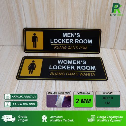 

Signage Womens Locker Room