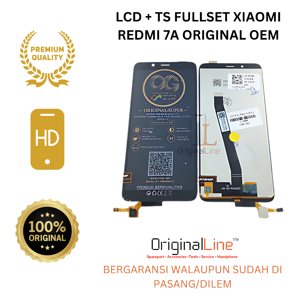 LCD + TS FULLSET XIAOMI REDMI 7A ORIGINAL OEM
