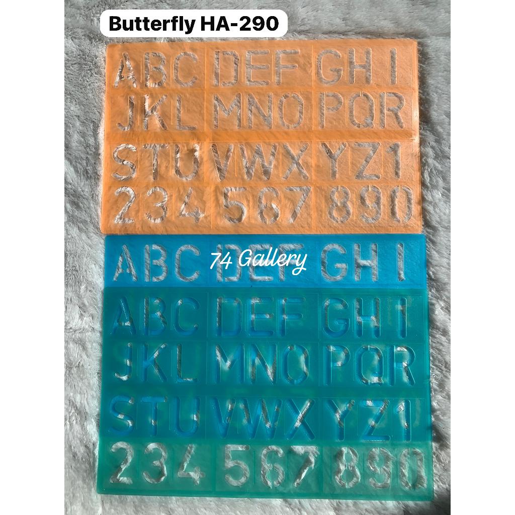 

BUTTERFLY GARISAN ABJAD HA-290