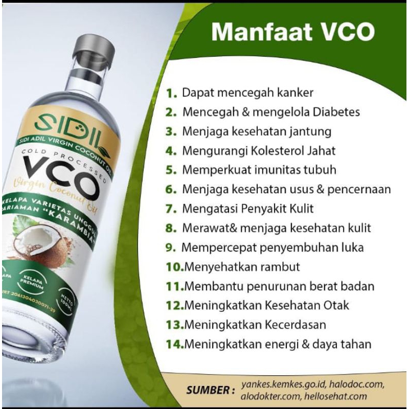 

HERBAL virgin coconut oil (vco) 100ml (samarinda only)