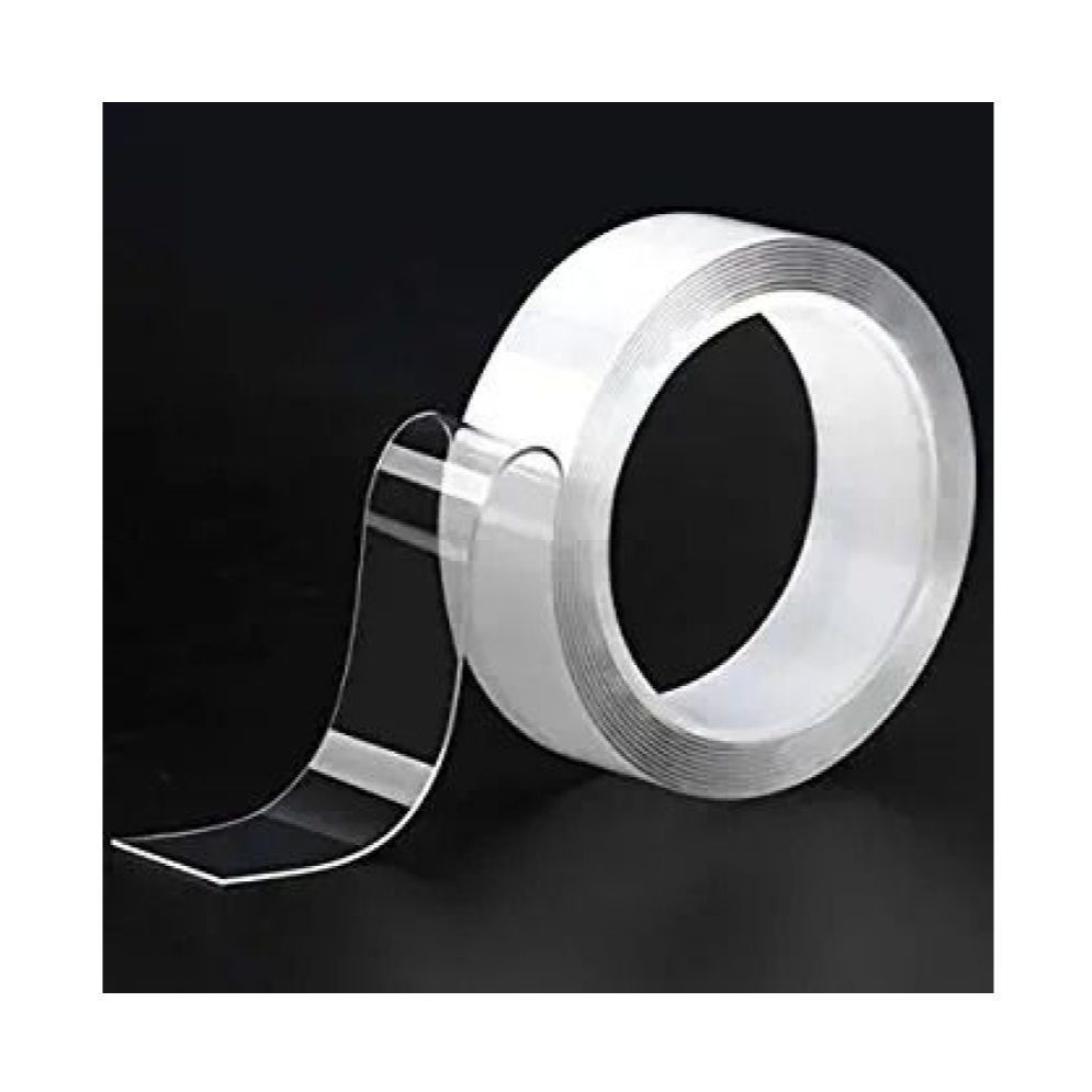 

Solasi Double Tape Foam Lebar 1cm Bening