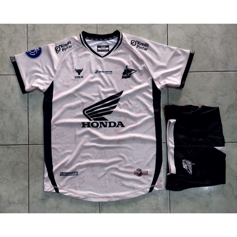 Jersey + Celana Away PSM MAKASSAR Logo Phinisi Terbaru