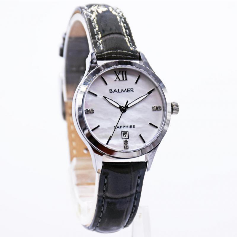 JAM TANGAN CEWEK BALMER B.8198LS Silver Grey ORIGINAL