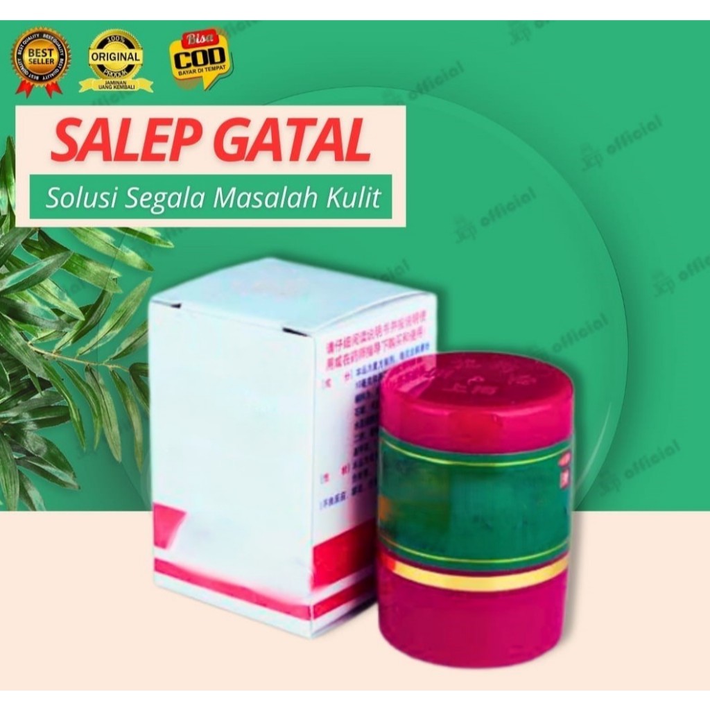(1PCS) Salep Gatal Original 100% Asli Menghilangkan Gatal Jamur Eksim Salep Luka dan Penghilang Beka