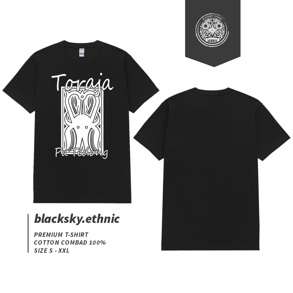 Kaos Etnik TORAJA | Baju Etnik | Baju kaos toraja | baju sulawesi selatan | Baju sulawesi | kaos tor