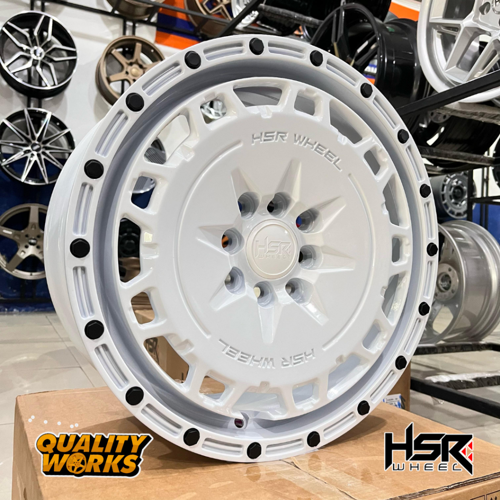 Velg Model Rally R16 Livina, Spin Velg Hsr Arfak Warna Putih Ring 16 - Toko Velg Murah