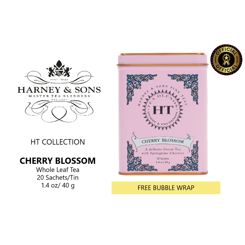 

Harney & Sons, Cherry Blossom Tea, HT Collection, Whole Leaf Tea Sachet 20 ct