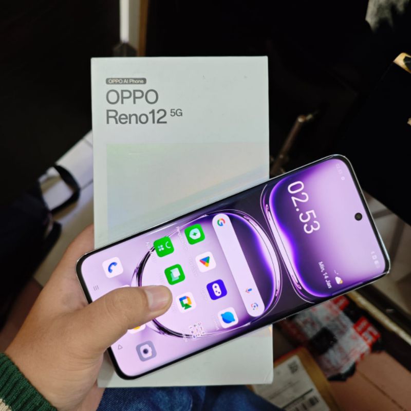 Oppo Reno 12 5G 12/256GB - Snapdragon Canggih, Baterai Tahan Lama 5000mAh, harga termurah dan terbag