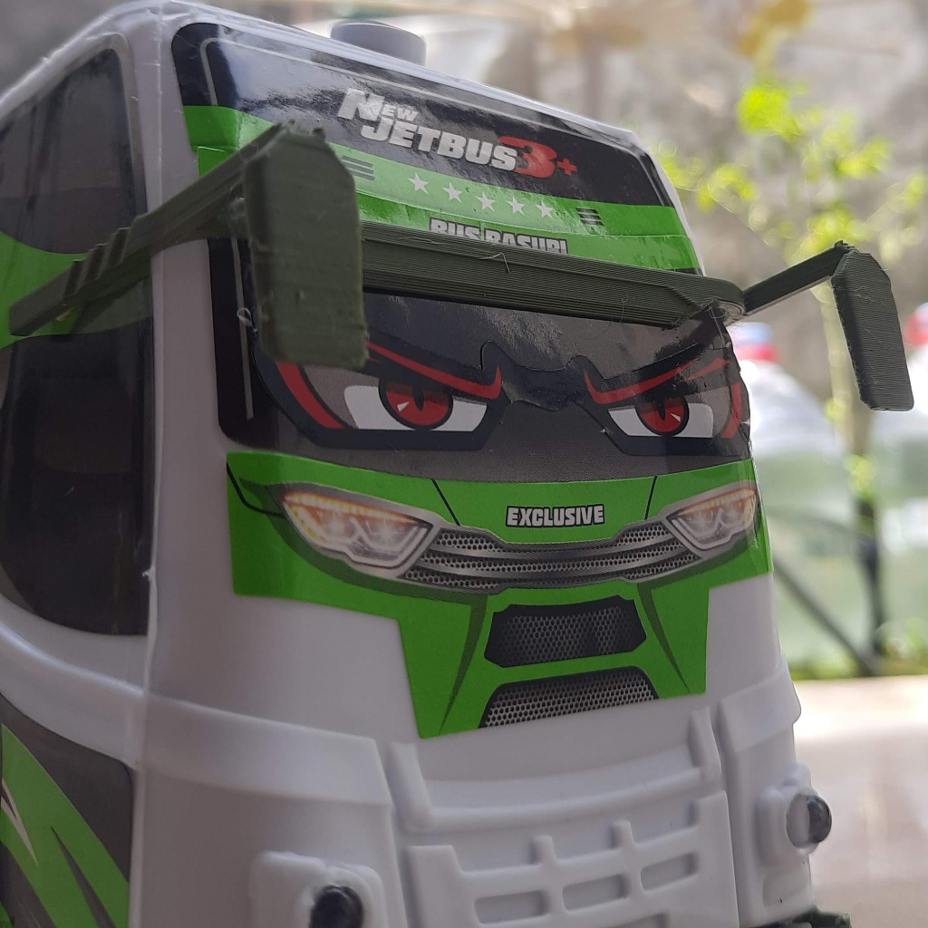 Bus Mirror / Spion Bus / Miniatur Topi Bando - Diorama Diecast Bus Basuri JB3 JB5