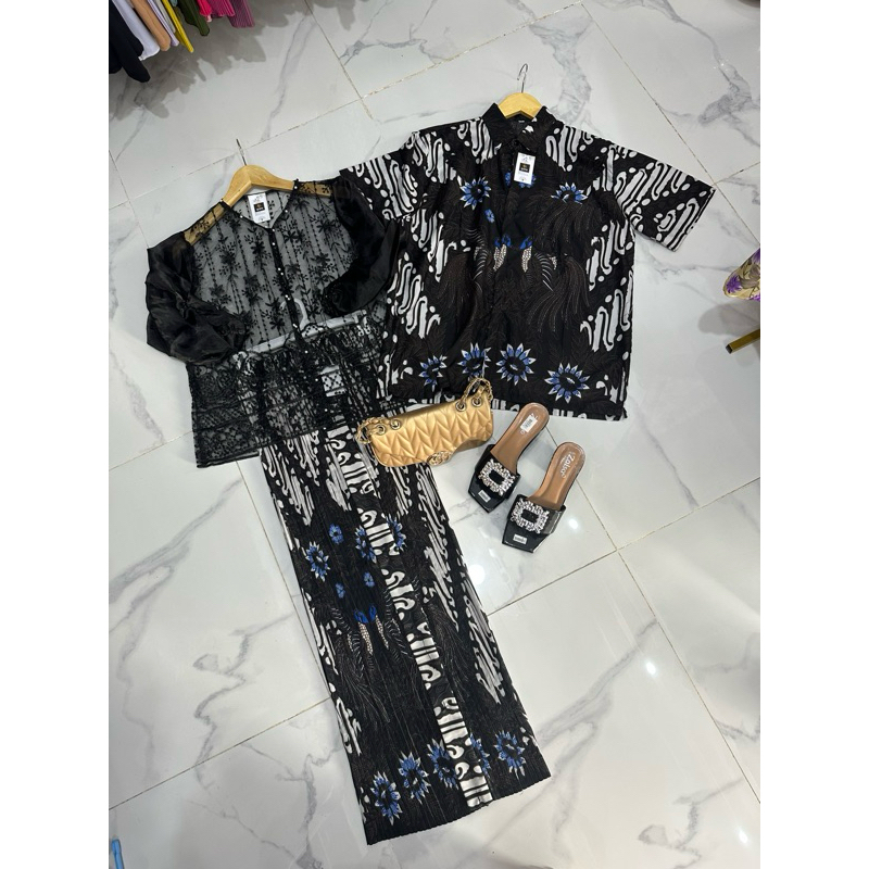 Rok Span Batik Plisket muat bb 85kg by Ayana Fashion Store