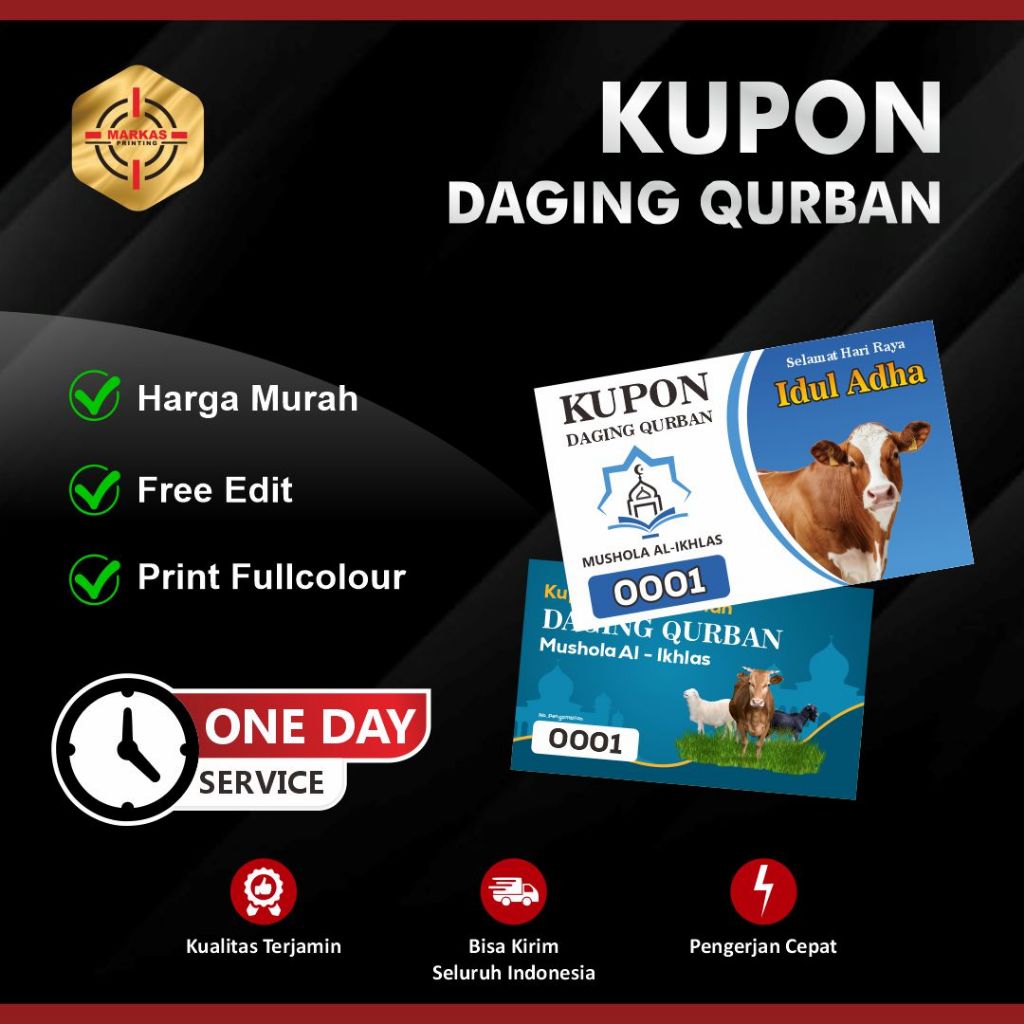 

Cetak Kupon pengambilan daging Qurban Idul Adha Terbaru