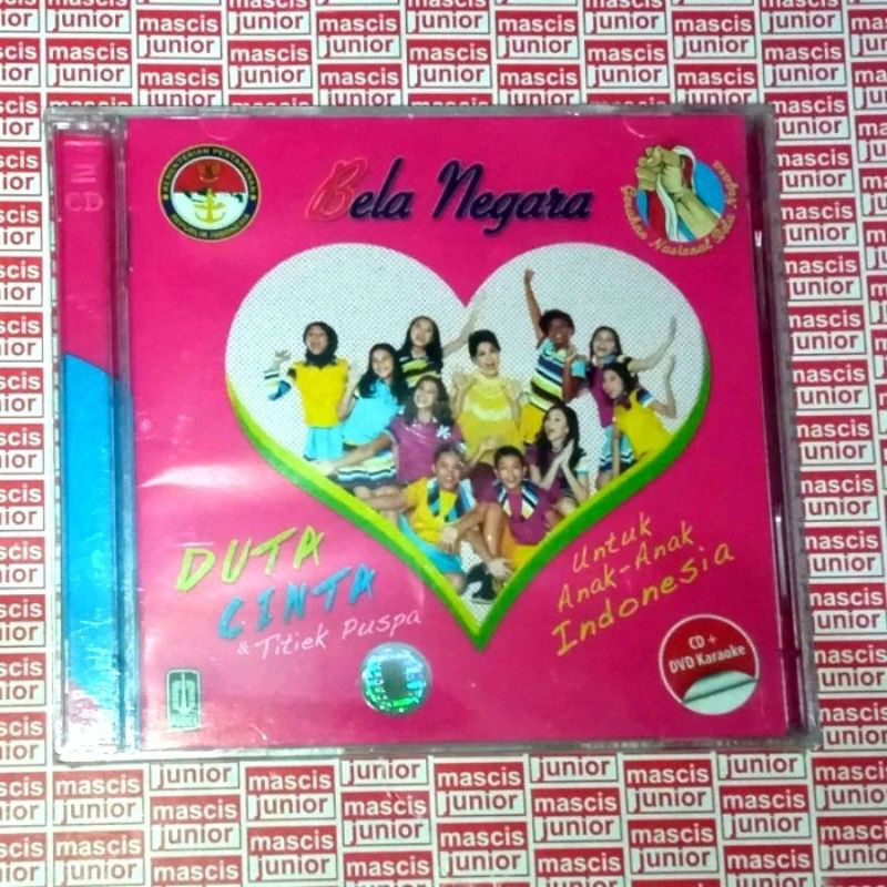 CD Titiek Puspa - Bela Negara Duta Cinta Untuk Anak Indonesia + DVD