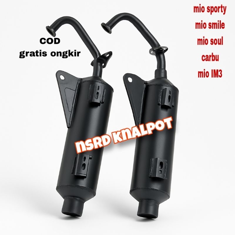 knalpot standar Mio sporty mio smile mio soul karbu