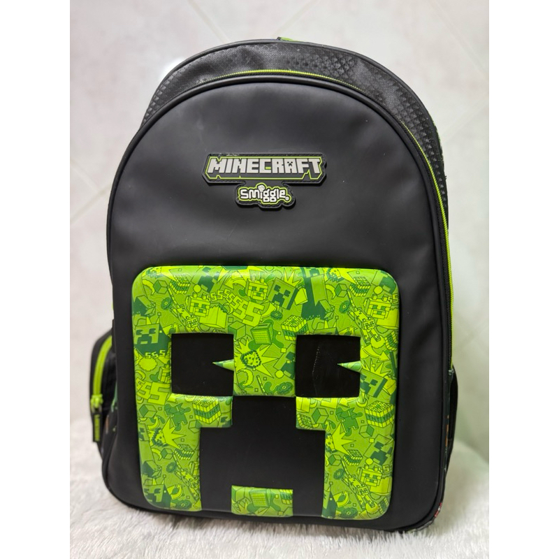 ORI Tas Minecraft smiggle/ Tas trolley Minecraft/ Minecraft trolley smiggle PRELOVED