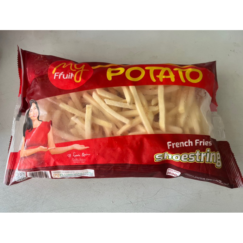 

Kentang My Fruit Shoestring/Crinckle 500gr