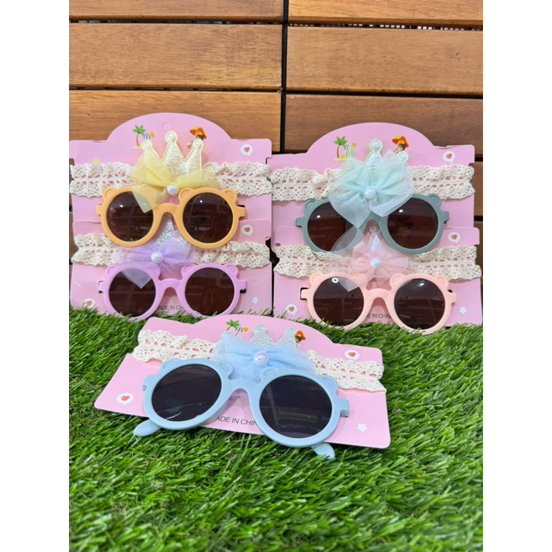 Kaca Mata Anak dengan Bandana Pita / Kaca Mata Anak / Kaca Mata Anak Lucu