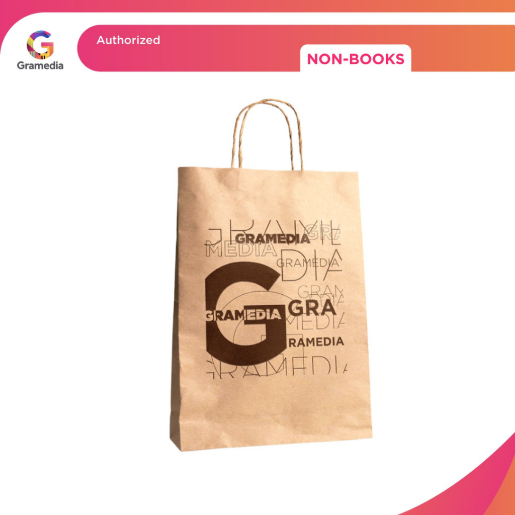 

Gramedia Surabaya - GRAMEDIA PAPER BAG KRAFT TWISTED L